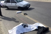 حادثه رانندگی در زنجان جان عابر را گرفت