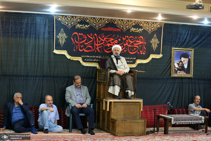 عزاداری شام غریبان شهادت حضرت امام جعفر صادق (ع) در دارالزهرا (س)