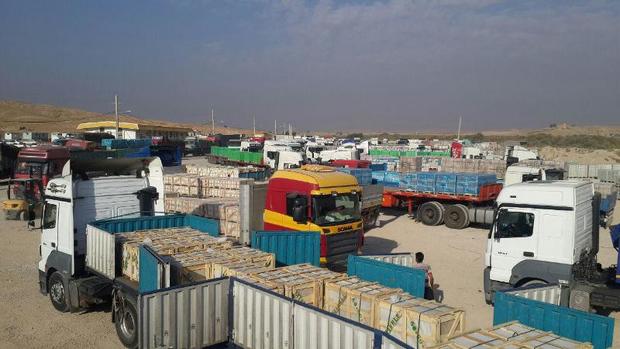 صادرات کالا به عراق از مرز رسمی خسروی از سرگرفته شد