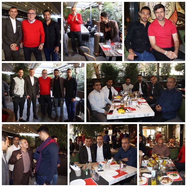 مهمانی ناهار شجاع خلیل‌زاده برای پرسپولیسی‌ها +عکـس
