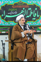 مراسم عزاداری ایام فاطمیه(س) در دفتر آیت الله العظمی صانعی در قم