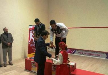 قهرمانی اسکواش باز ایرانی در مسابقات بین المللی جام' صلح و دوستی'