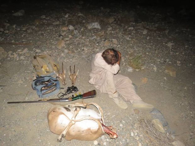 چهار شکارچی متخلف در پارک ملی خبر دستگیر شدند