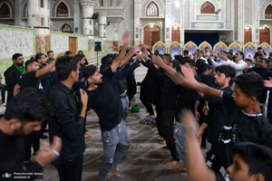 مراسم عزاداری پاکستانی ها در حرم مطهر امام خمینی (س)