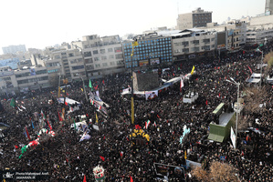 حضور میلیون ها تهرانی در تشییع پیکر مطهر سردار قاسم سلیمانی - 3