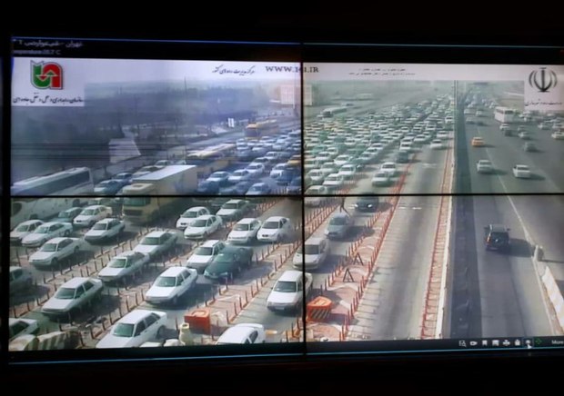 ترافیک در محورهای استان تهران پرحجم است