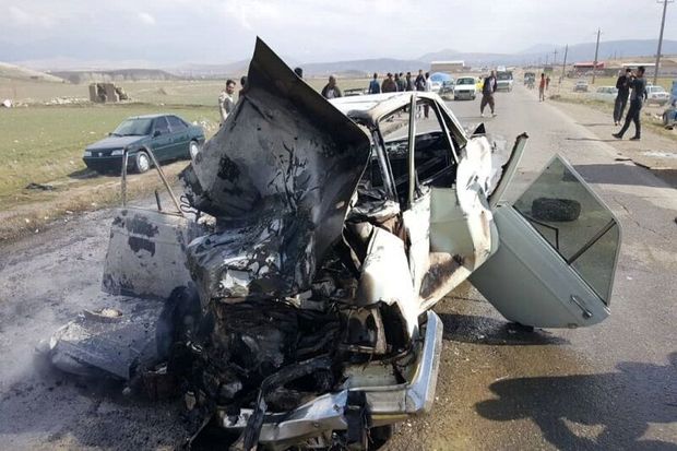 واژگونی سه خودرو در جاده‌های زنجان یک کشته و سه مصدوم برجا گذاشت