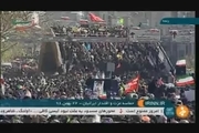 حرکت مردم تهران از پل حافظ به سمت میدان آزادی در ۲۲ بهمن ۹۸