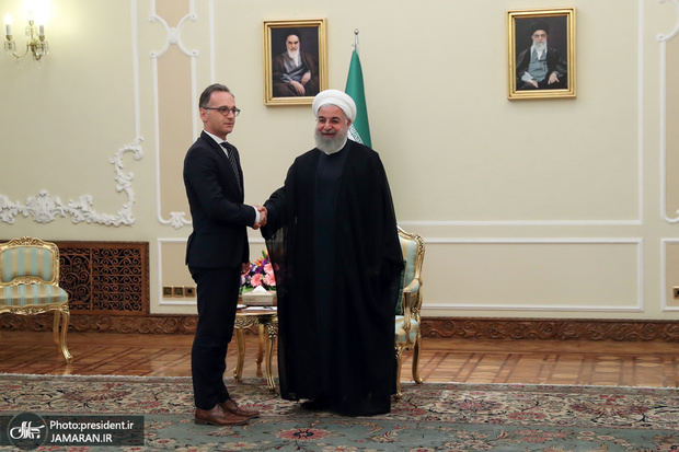 تصاویر دیدار وزیر خارجه آلمان با رئیس جمهور روحانی