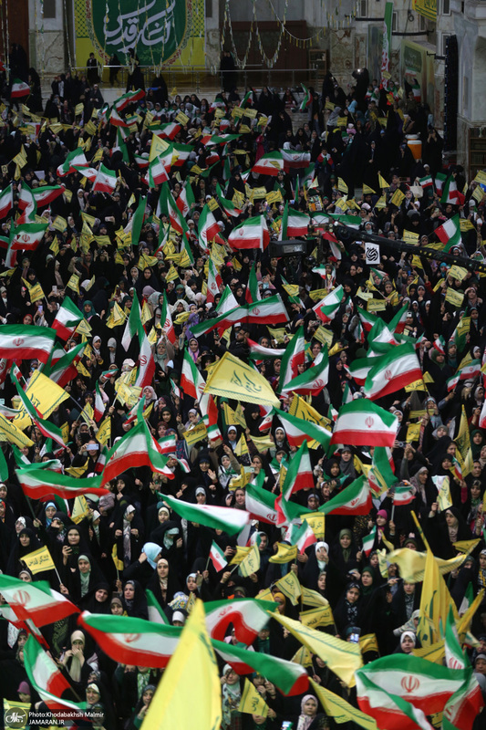 اجتماع باشکوه نوجوانان آرمانی لشکر قدس در حرم مطهر امام خمینی (س)