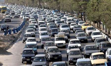 ترافیک پرحجم در آزاد راه تهران- کرج- قزوین