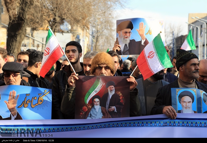تجمع و راهپیمایی مردمی در اعتراض به آشوب های اخیر در استان