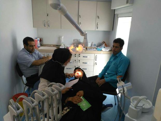 ارائه خدمات رایگان دندانپزشکی به روستاهای زرقان شیراز