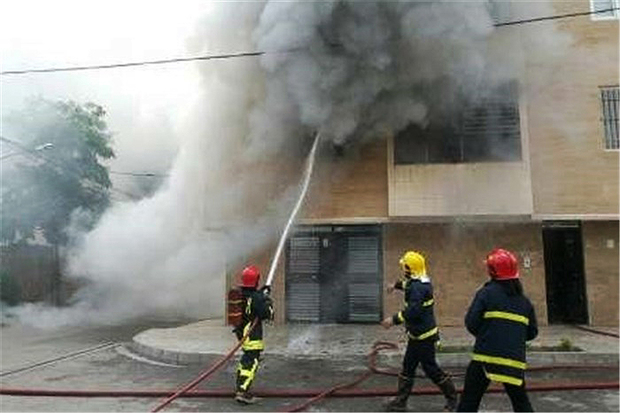 آداپتور لپ تاپ خانه ای را در نوشهر به آتش کشید