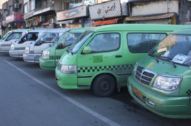 پنجشنبه پایان سال تاکسی ونها شهروندان را رایگان دربهشت زهراجابجا می کنند