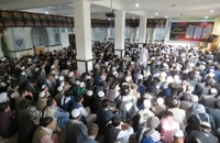 اجتماع پیروان پیامبر اسلام (ص) در سالروز وفاتش در مسجد مرکز فقهی ائمه اطهار (ع) کابل (9)