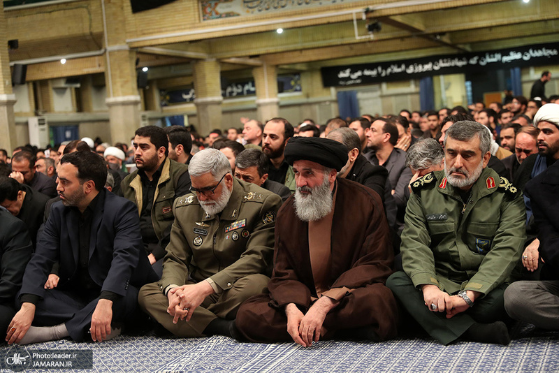 مراسم بزرگداشت شهید حاج قاسم سلیمانی و همرزمانش در حسینیه امام خمینی (ره)
