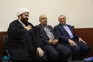 دیدار اعضای هیات رییسه و مدیران استانی دانشگاه آزاد اسلامی با سید حسن خمینی