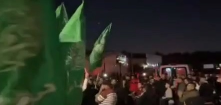 جشن فلسطینی‌ها پس از آزادی اسرای فلسطینی