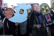 دشوارترین سفر ترامپ به کره جنوبی در سایه اعتراضات+ تصاویر