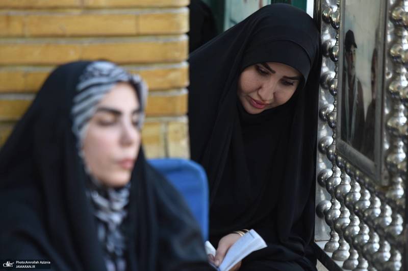 مراسم پرفیض دعای عرفه در قطعه ۲۹ بهشت زهرا(س)