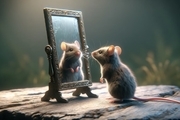 پژوهشی جدید: موش‌ها مقابل آینه متوجه تغییر در ظاهر خود می‌شوند