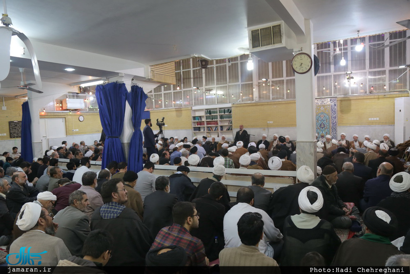 جشن ولادت حضرت زهرا(س) و تولد حضرت امام خمینی(ره) در بیت آیت الله العظمی صانعی
