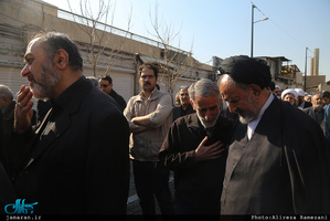 مراسم تشییع آیت الله نصرالله شاه آبادی(ره) در تهران