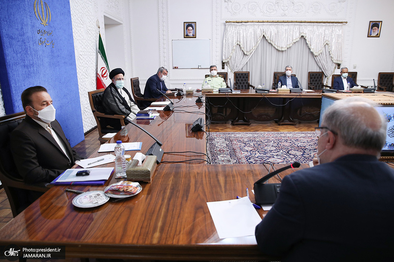 جلسه روسای کمیته‌های تخصصی ستاد ملی مقابله با کرونا با حضور رئیسی