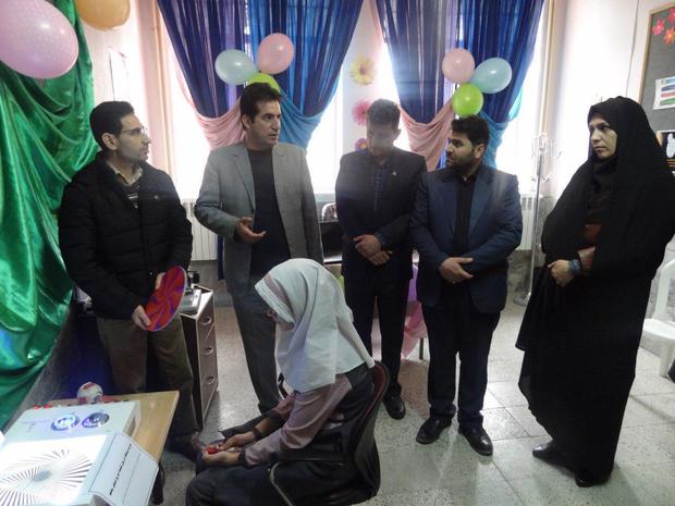 اهدای دستگاه درمان کننده تنبلی چشم به دانش آموزان خراسان شمالی