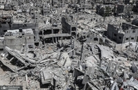 ویرانی عجیب در خان یونس غزه (3)