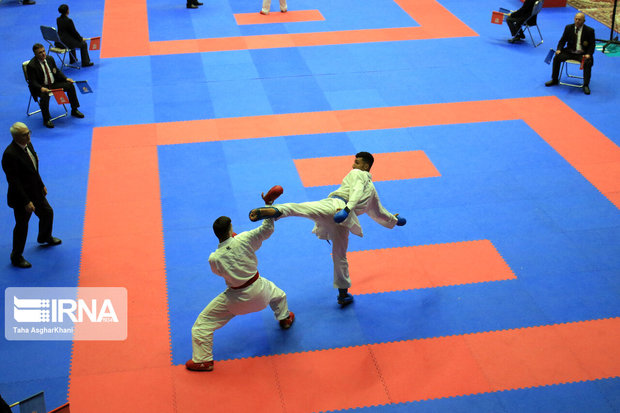 مسابقات کاراته نیروهای مسلح در همدان آغاز شد