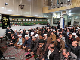 عزاداری در بیوت مراجع عظام تقلید و علما در سالروز شهادت حضرت فاطمه(س)