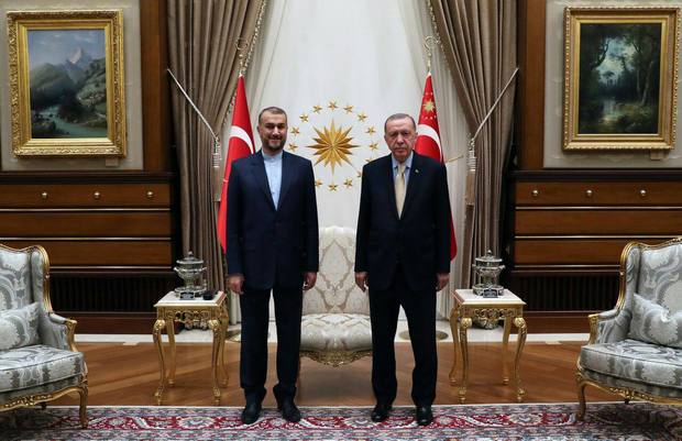 دیدار وزیر خارجه ایران با رئیس جمهور ترکیه + تصاویر و فیلم