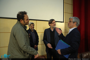 اکران دانشجویی فیلم ترور سرچشمه در دانشگاه علوم پزشکی تهران با حضور محمدرضا بهشتی و محمود صادقی 