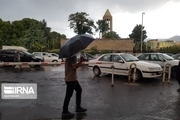 بارش باران پراکنده همدان را فرا می‌گیرد