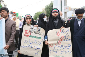 راهپیمایی باشکوه روز قدس در قم - 2