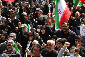 مراسم تشییع پیکرهای مطهر 84 شهید قهرمان ناوشکن دنا -1