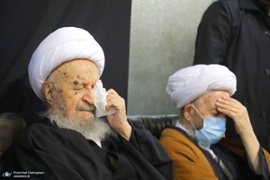 مراسم ختم همسر آیت الله العظمی سبحانی در قم