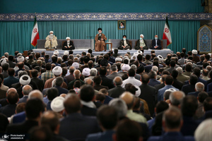 دیدار مسئولان نظام و سفرای کشورهای اسلامی با رهبر معظم انقلاب