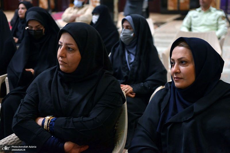 مراسم تودیع و معارفه رئیس حوزه قضایی بخش آفتاب در حرم امام خمینی