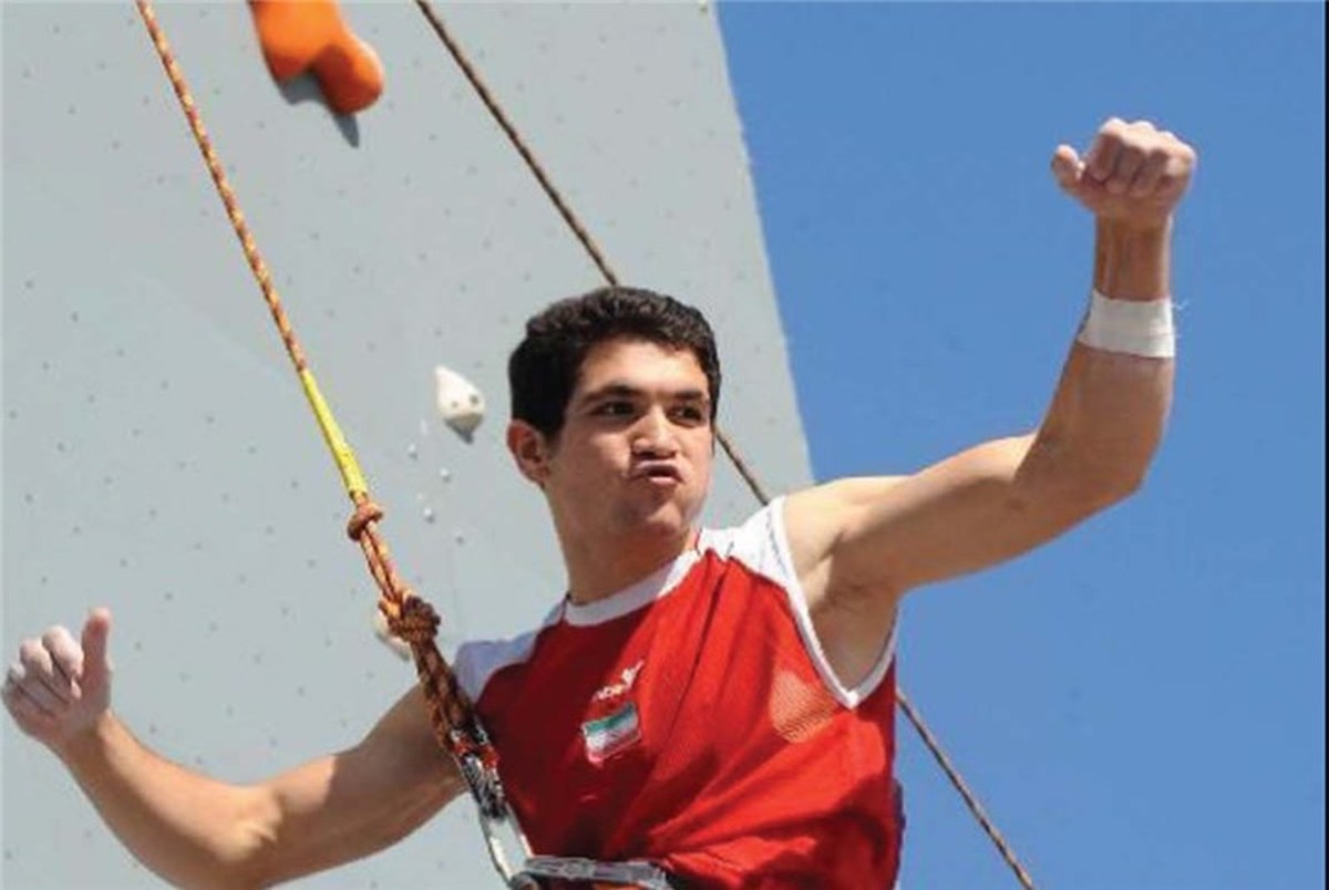 مدال طلای رضا علیپور در پنجمین دوره بازی‌های سنگ نوردی جهانی