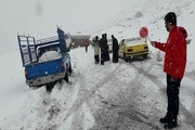هشت خودروی گرفتار در برف در دهدز امدادرسانی شدند