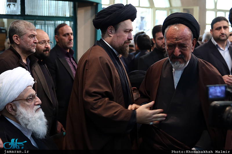 مراسم وداع با پیکر آیت الله هاشمی رفسنجانی(ره) در حسینیه جماران-10