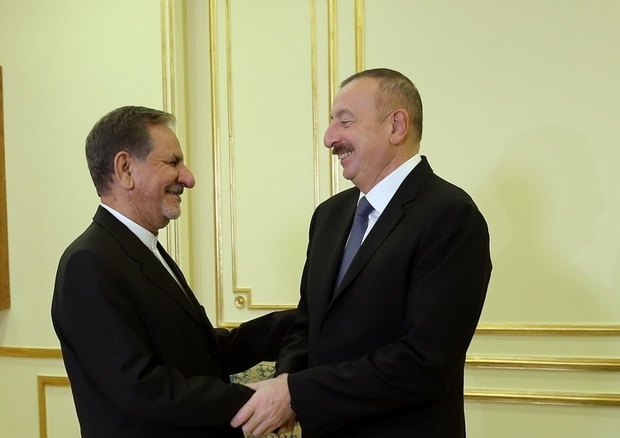 دیدار جهانگیری با رئیس‌جمهور آذربایجان 