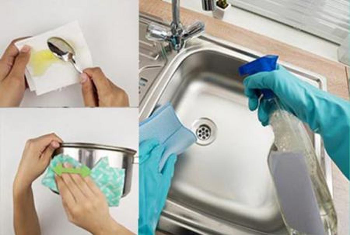 روشهای جلوگیری از زنگ زدن ظرفشویی و ظروف استیل + معرفی 3 محلول