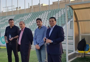 حضور تاج و ویلموتس در تمرین تیم فوتبال نوجوانان + عکس
