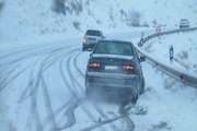 محور توسکستان مسدود شد  تردد مسیرهای کوهستانی گلستان با زنجیرچرخ