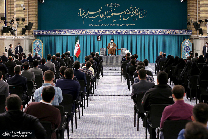 دیدار نخبگان و استعدادهای برتر علمی با رهبر معظم انقاب