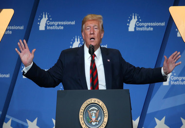 ترامپ: در مسیر احیای عظمت آمریکا بودیم که «کرونا» آمد